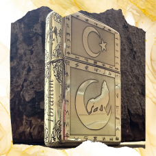 Bozkurt-Üç Hilal-Selçuklu Kartalı Temalı Orijinal Zippo Çakmak
