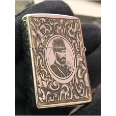 Kemal Atatürk Kalem İşlemesi Zippo Çakmak